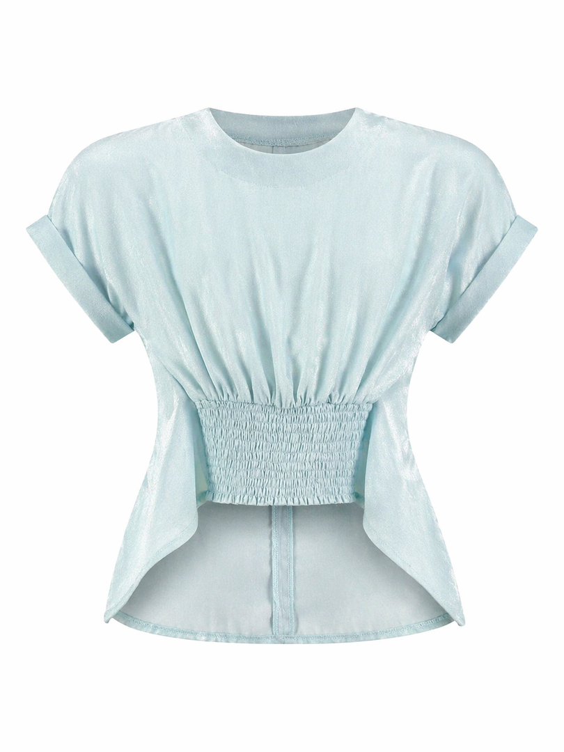 Gathered Waist Blouse
