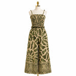 Load image into Gallery viewer, Smocked Printed Top &amp; Wide Leg Pants Set