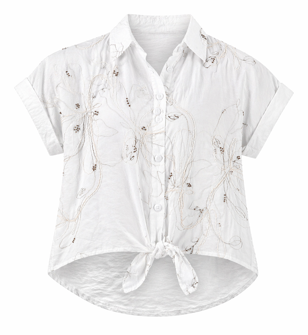 Floral Detail Shirt