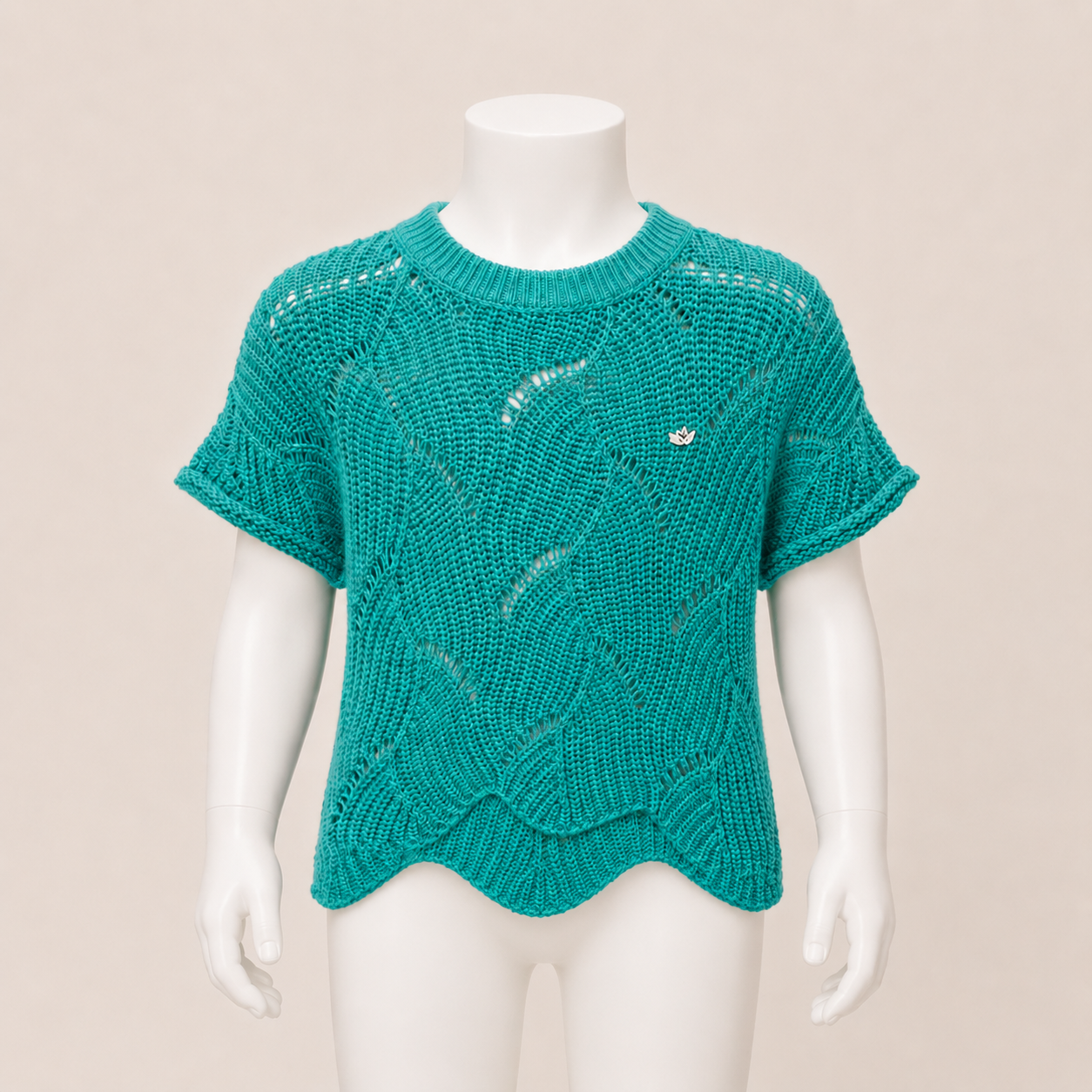 Kids Short Sleeve Knit Top