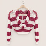 Load image into Gallery viewer, Open Knit Striped Lounge Set