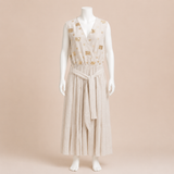 Kids Dress with Shimmer Bodice Detail