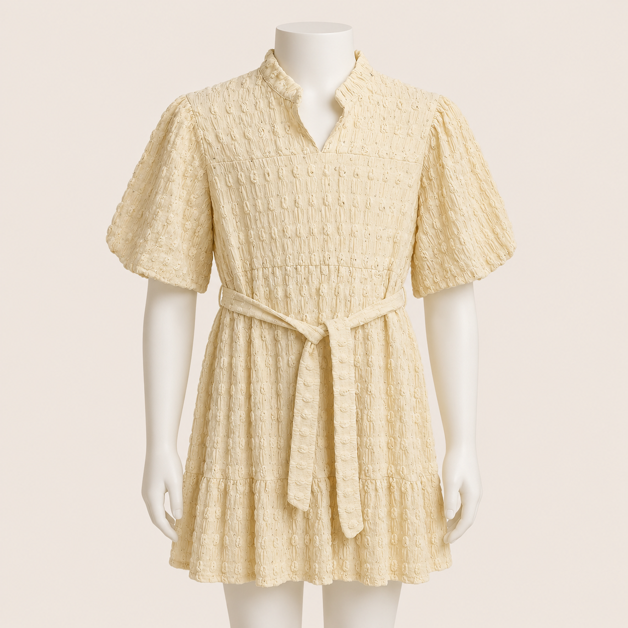 Kids Crinkle Tiered Dress