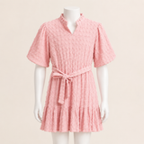 Kids Crinkle Tiered Dress
