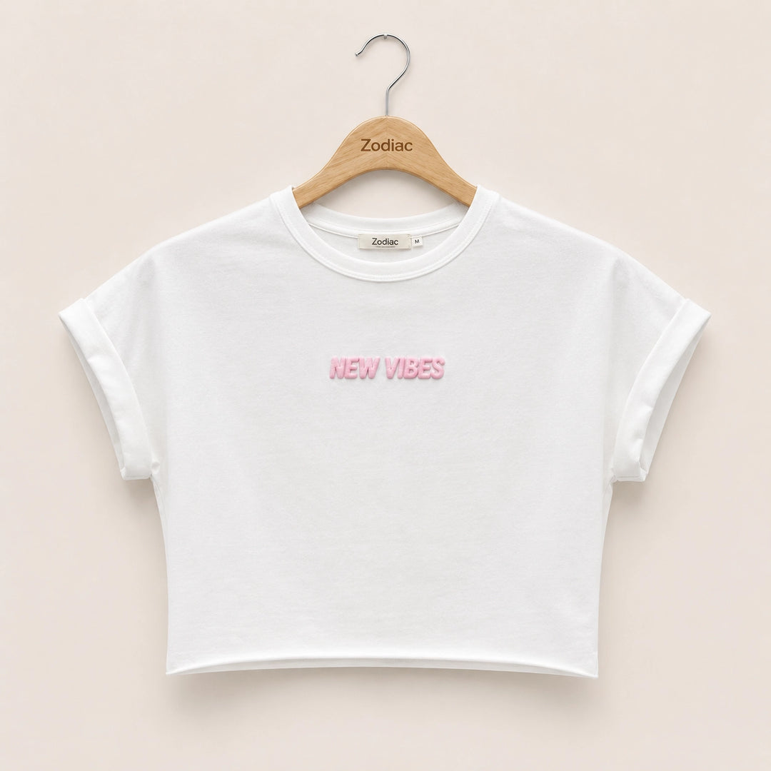 Girls Happiness Print T-Shirt