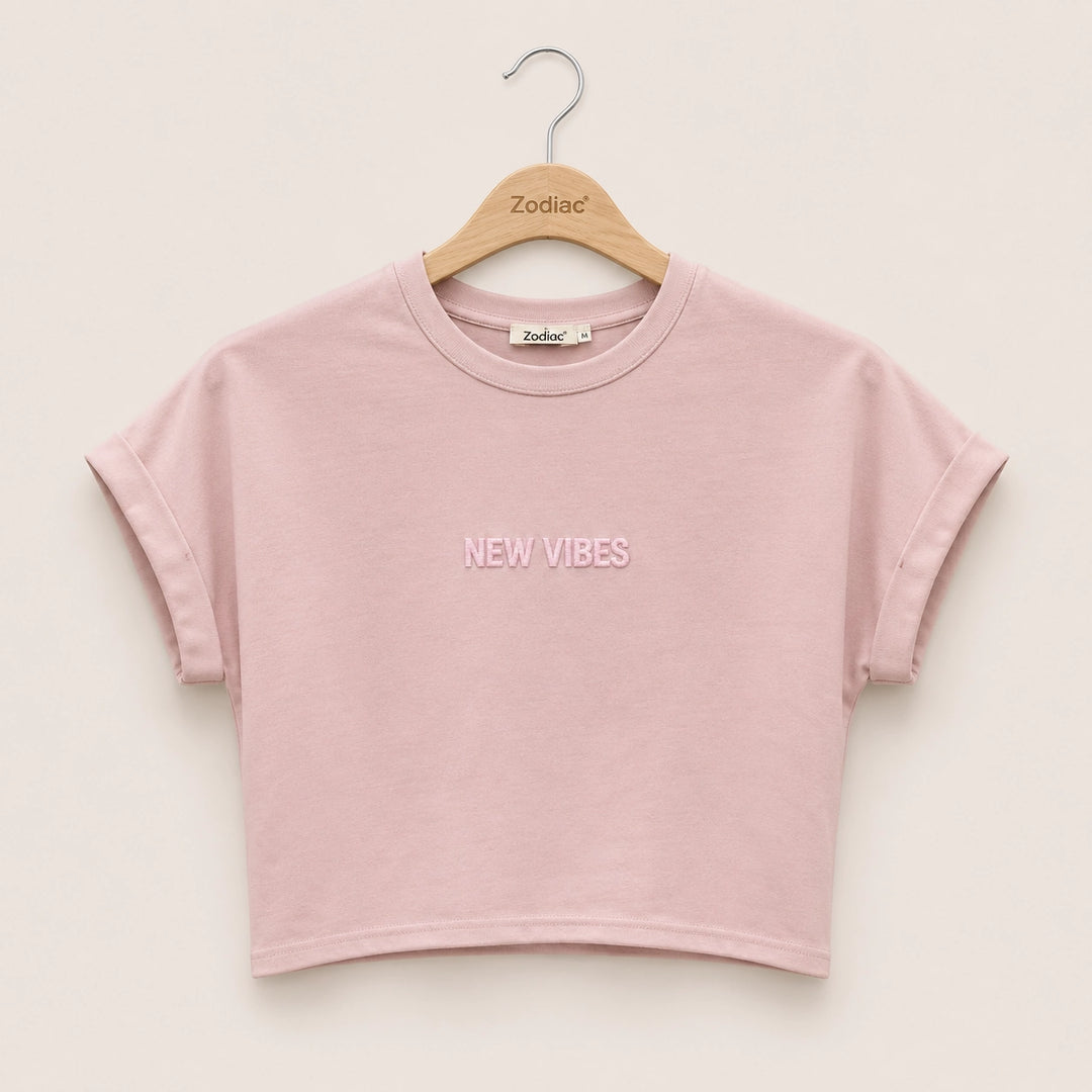 Girls Happiness Print T-Shirt