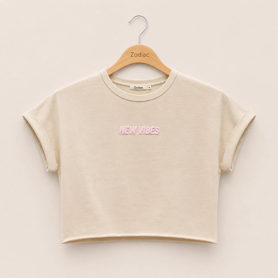 Girls Happiness Print T-Shirt