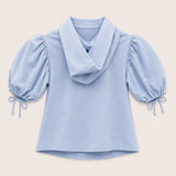 Girls Love Embroidered Hoodie Top