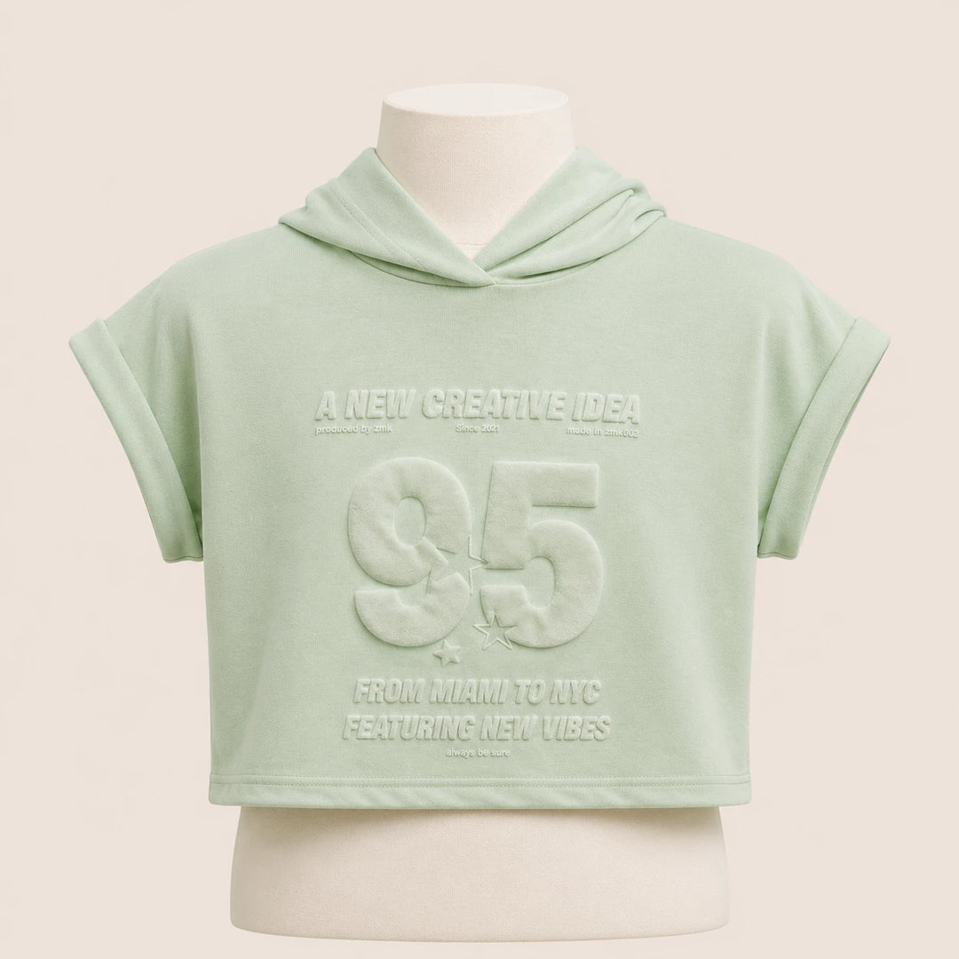 Girls 95 Graphic Hooded T-Shirt