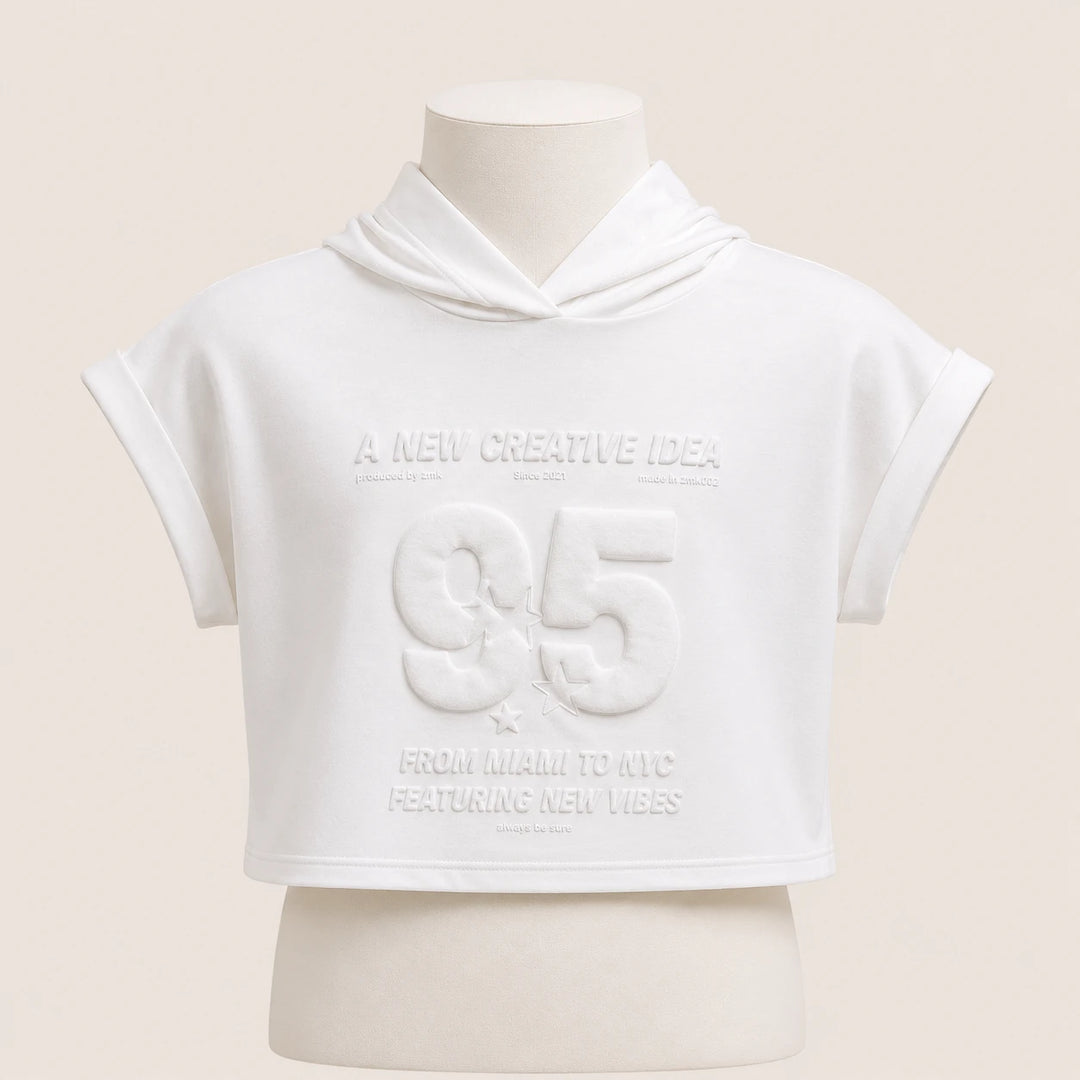 Girls 95 Graphic Hooded T-Shirt