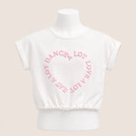 Load image into Gallery viewer, Girls Heart Graphic T-Shirt