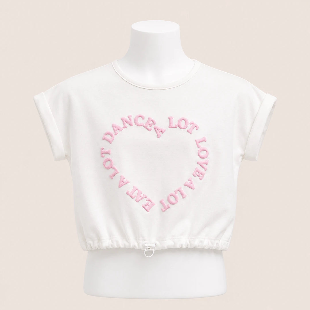 Girls Heart Graphic T-Shirt