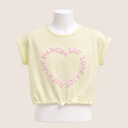 Girls Heart Graphic T-Shirt