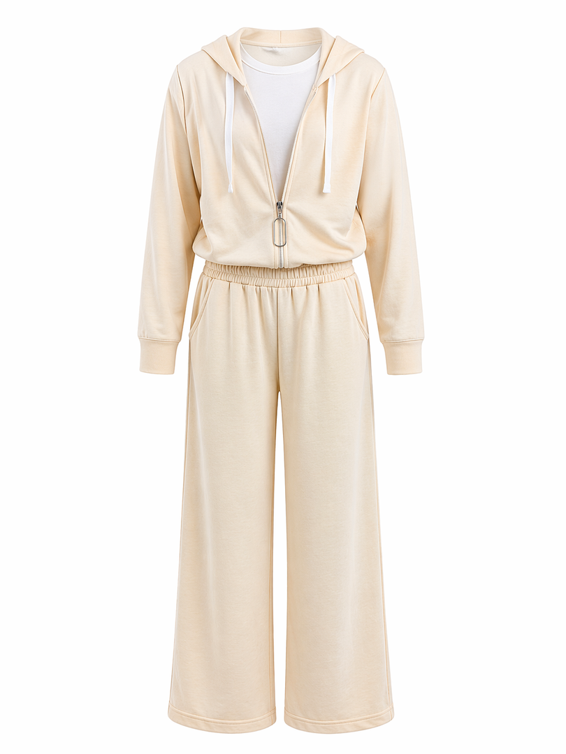 Zip Hoodie Lounge Set