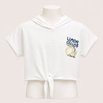 Load image into Gallery viewer, Girls Lemon Graphic Hooded T-Shirt