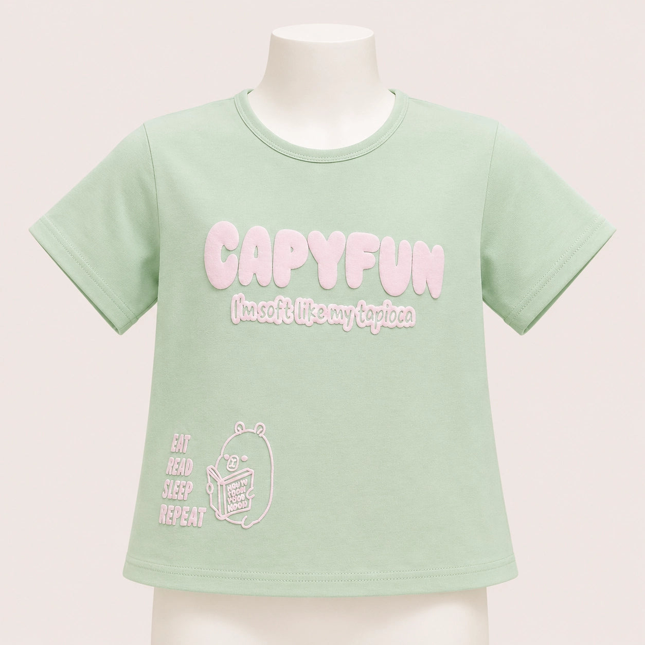 Girls Graphic T-Shirt & Wide Leg Pants Set