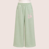 Girls Graphic T-Shirt & Wide Leg Pants Set