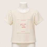 Girls Graphic Patch T-Shirt