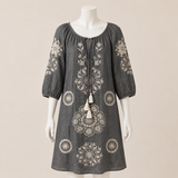 Embroidered شرّابات فستان