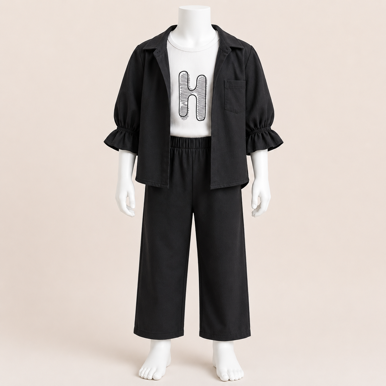 Kids Scuba Fringe Top and Body Set