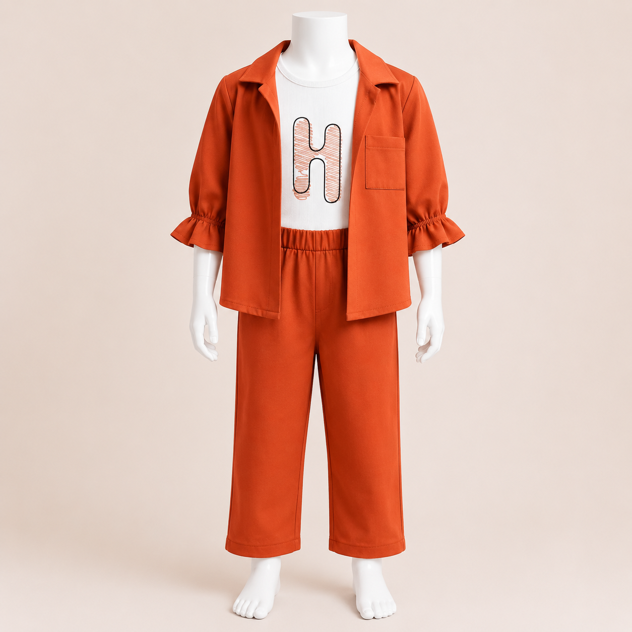 Kids Scuba Fringe Top and Body Set