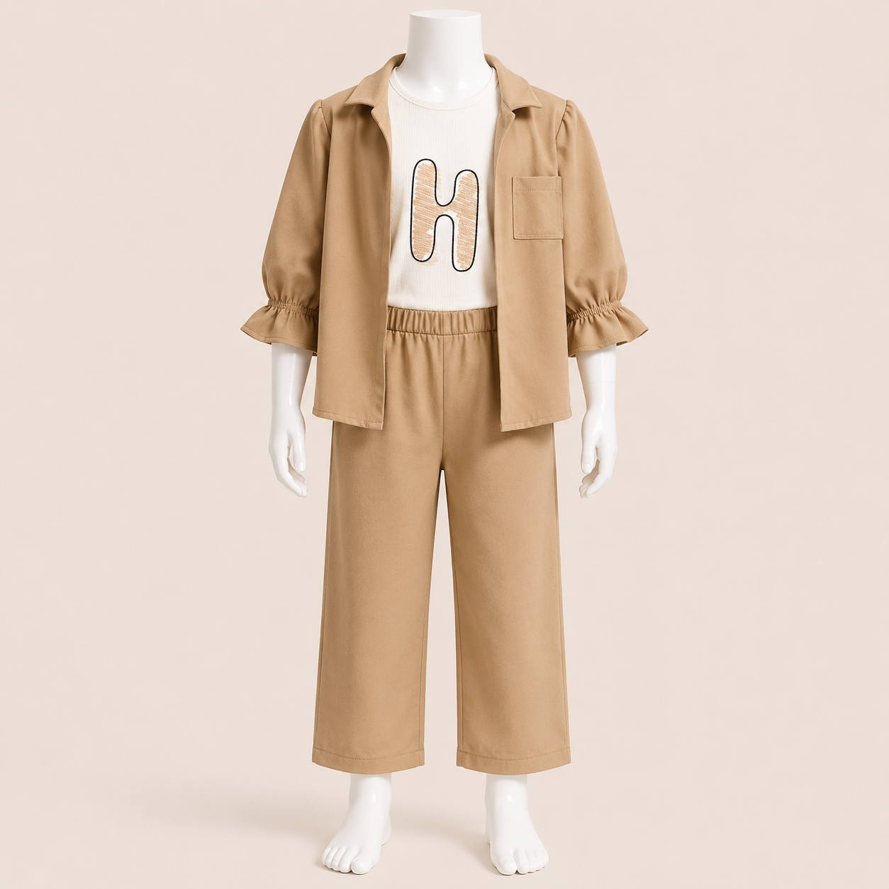 Kids Scuba Fringe Top and Body Set