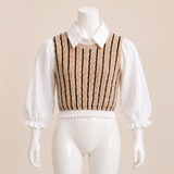 Kids Striped Blouse and Shirt Twin