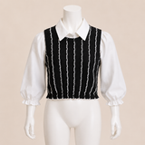 Kids Striped Blouse and Shirt Twin