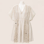 Load image into Gallery viewer, Women Tassel Detail Mini Dress
