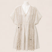 Women Tassel Detail Mini Dress