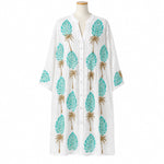 Load image into Gallery viewer, Leaf Print Button Front Tunic