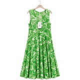 Sleeveless Printed Maxi Dress