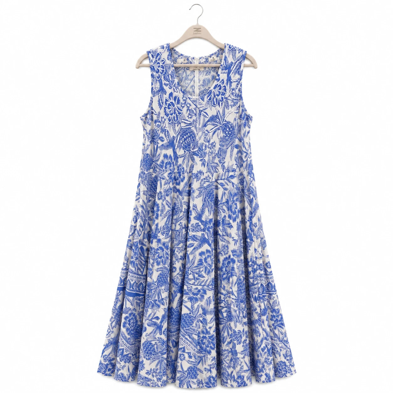 Sleeveless Printed Maxi Dress