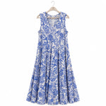 Load image into Gallery viewer, Sleeveless Printed Maxi Dress