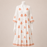 Printed Midi Dress