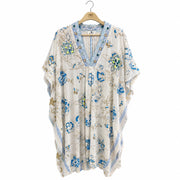Butterfly Embellished Floral Tunic