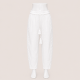 Women Drawstring Tapered Pants