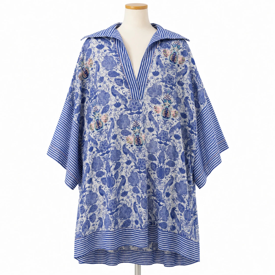 Handcrafted Printed Poncho