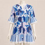 Women Panda Tunic with Floral Embroidery