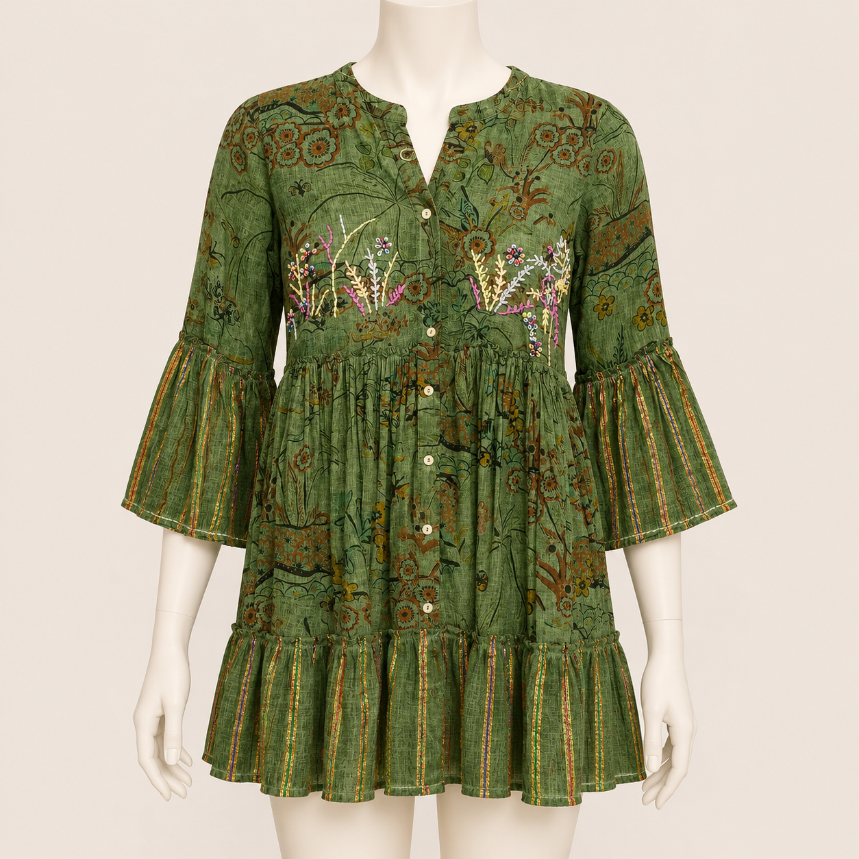 Women Shimmer Tiered Mini Dress