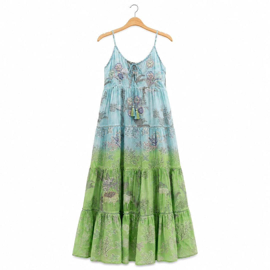 Gradient Strap Dress