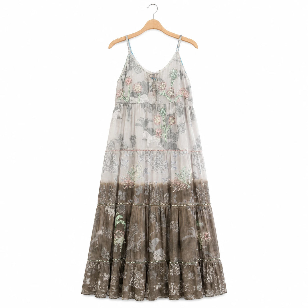 Gradient Strap Dress