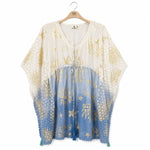 Load image into Gallery viewer, Printed Tie Front Poncho