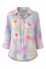 Load image into Gallery viewer, Printed Button-Up Shirt