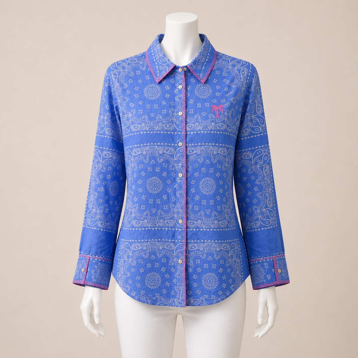 Printed Long Sleeve Shirt