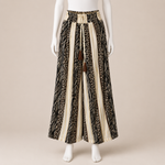 Load image into Gallery viewer, Women Shimmer Striped Wide Leg Pants