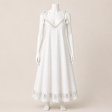 Tie Strap Cutwork Dress