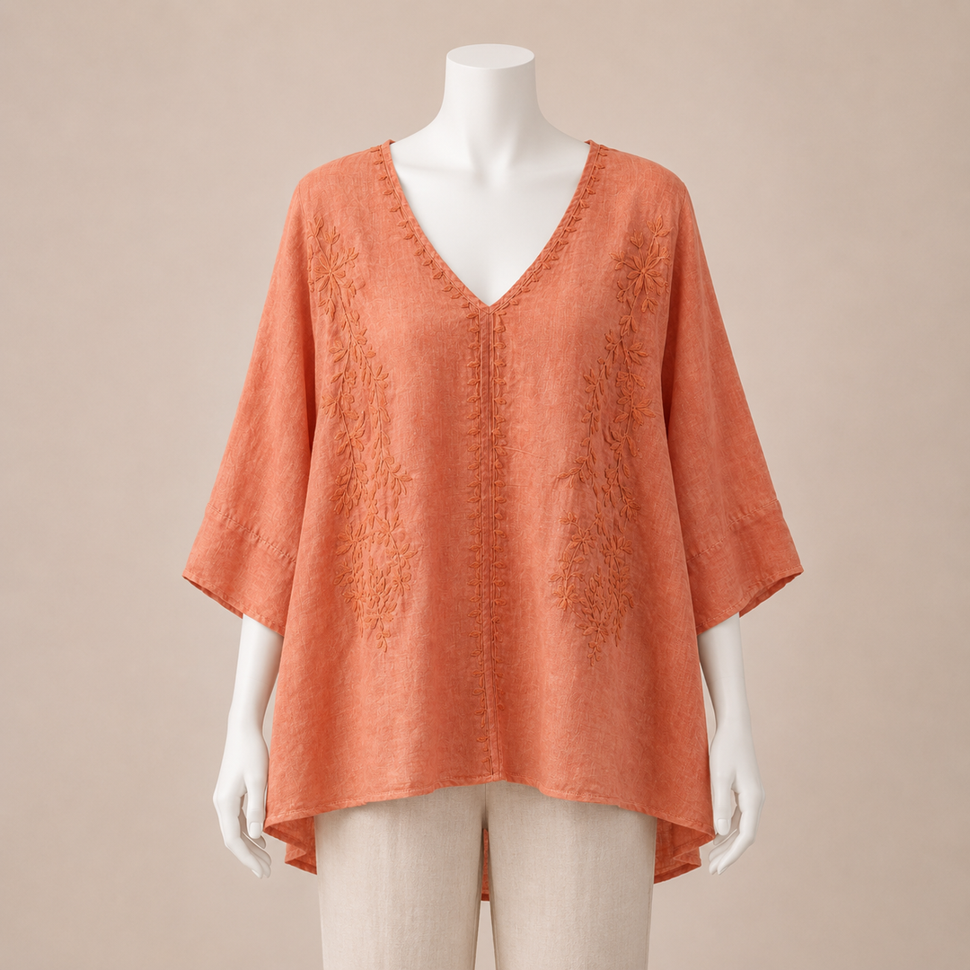 Floral Detail Loose Top