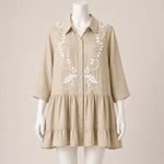 Load image into Gallery viewer, Embroidered Sleeve Mini Dress
