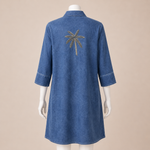 Load image into Gallery viewer, Back Palm Shirt Dress